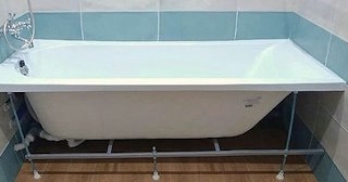 Установка акриловой ванны в чусовом - Профессиональный монтаж от СантехДомЧсв от 4237 рублей.